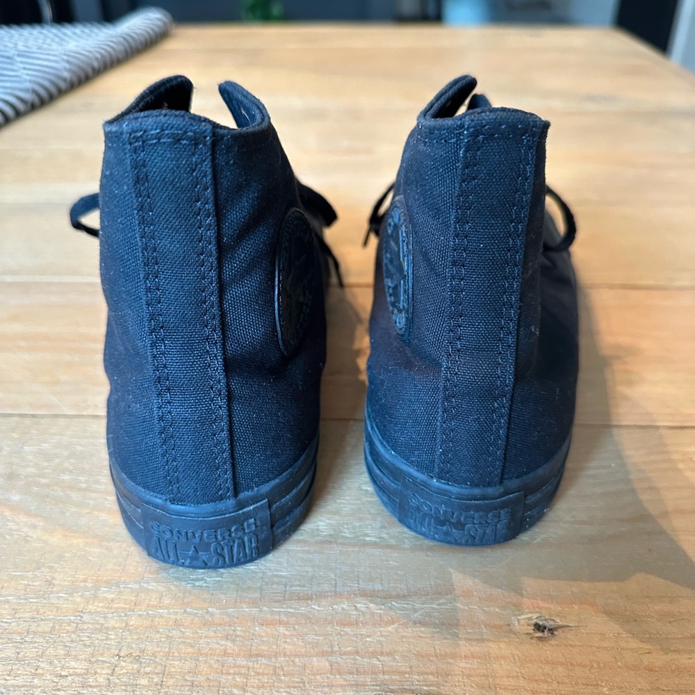 Converse women’s black High-Top Sneakers - Picture 2 of 6